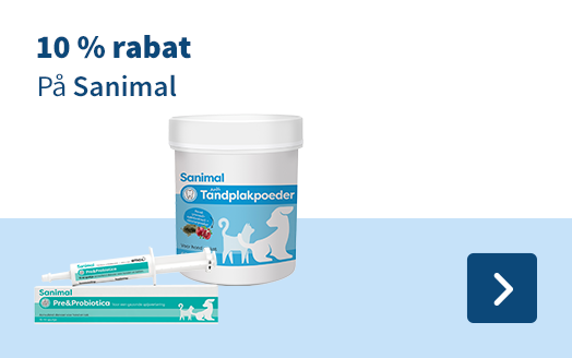 10 % rabat pa Sanimal