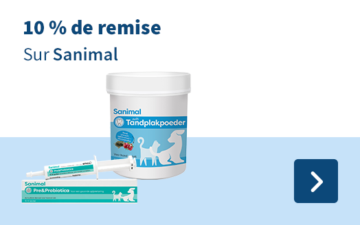 10 % de remise sur Sanimal