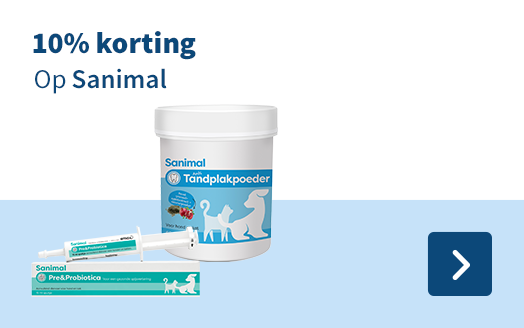 10 % korting op Sanimal