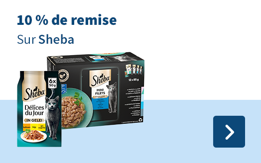 10 % de remise sur Sheba