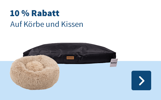10 % Rabatt, Auf Körbe und Kissen