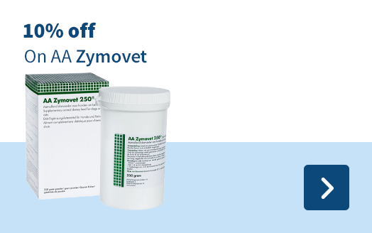 10 % off, on AA Zymovet