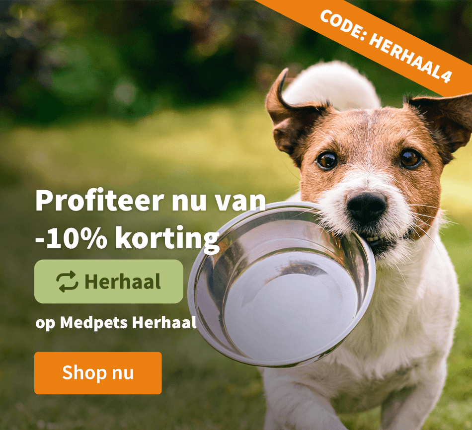 Profiteer nu van -10% korting op Medpets Herhaal