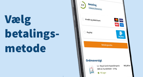 Vælg betalingsmetode