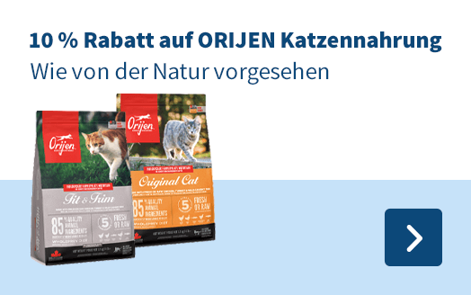 10 % Rabatt auf ORIJEN Katzennahrung, Wie von der Natur vorgesehen