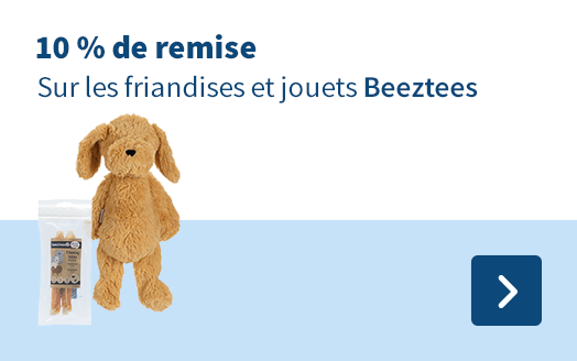 10 % de remise, Sur les friandises et jouets Beeztees