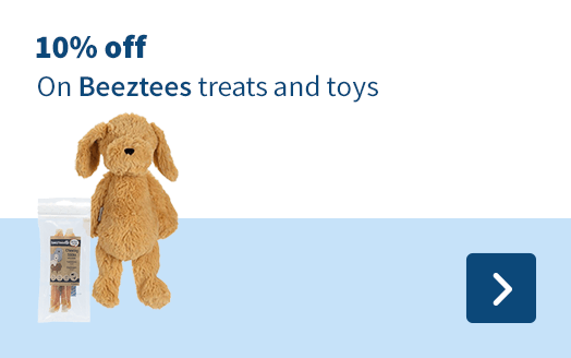 10% off, On Beeztees treats and toys