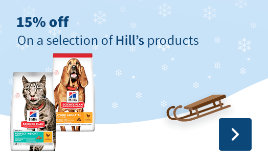 15% off, On a selection of Hill's products