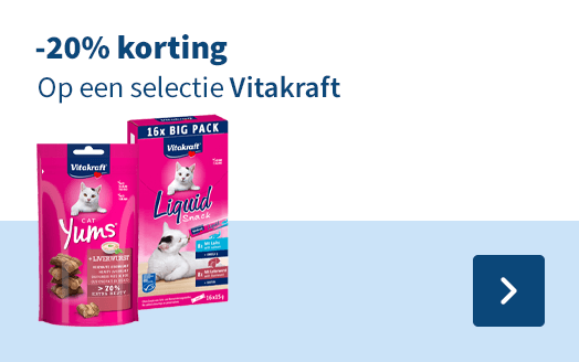 -20% korting, Op een selectie Vitakraft