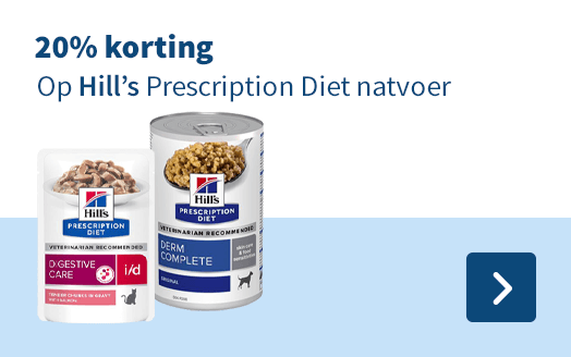 20% korting, Op Hill's Prescription Diet natvoer