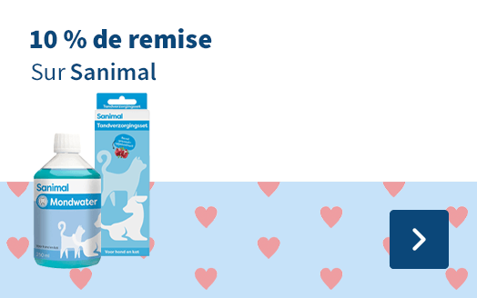 10 % de remise, Sur Sanimal