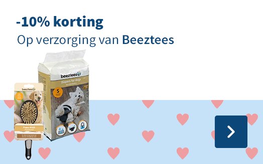 -10% korting, op verzorging van Beeztees
