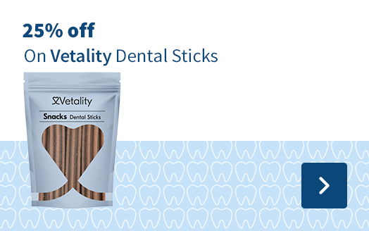 25% off, On Vetality Dental Sticks