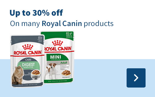 Up to 30 % off, On Royal Canin