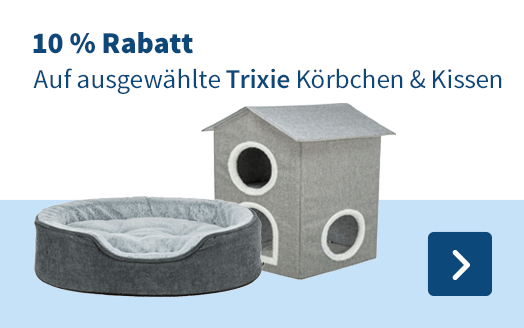 10 % Rabatt Auf ausgewählte Trixie Körbchen & Kissen