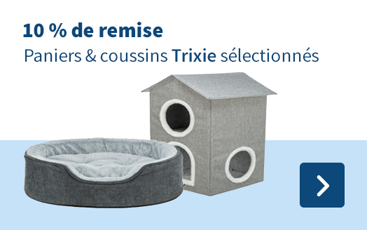 10 % de remise Paniers & coussins Trixie sélectionnés