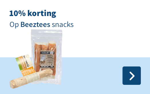 10% korting op Beeztees snacks