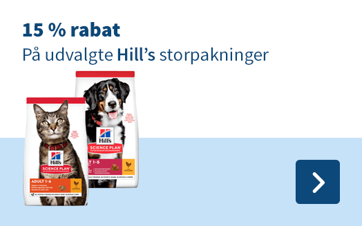 15 % rabat På udvalgte Hill's storpakninger