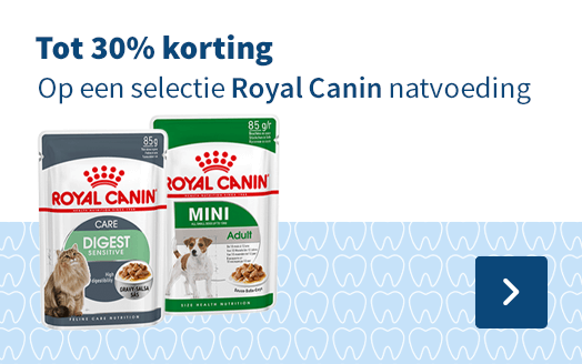 Tot 30% korting op een selectie Royal Canin natvoeding 