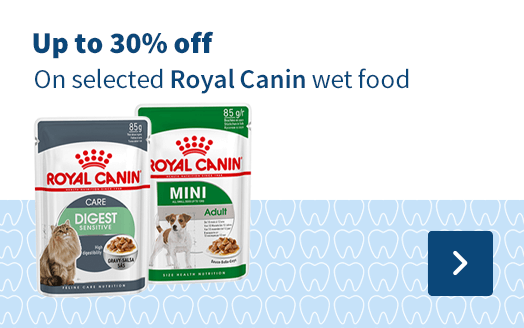 Up to 30% off on selected Royal Canin wet food 