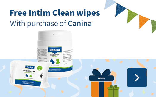 Free Intim Clean wipes With purchase of Canina