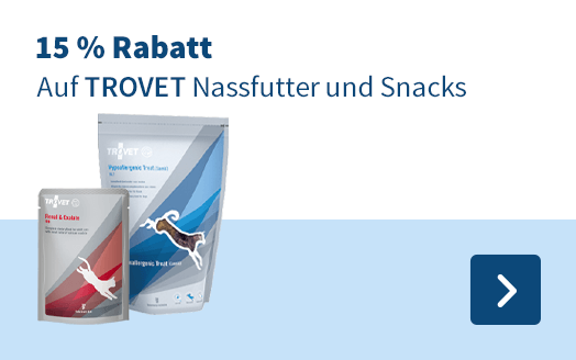 15 % Rabatt Auf TROVET Nassfutter und Snacks
