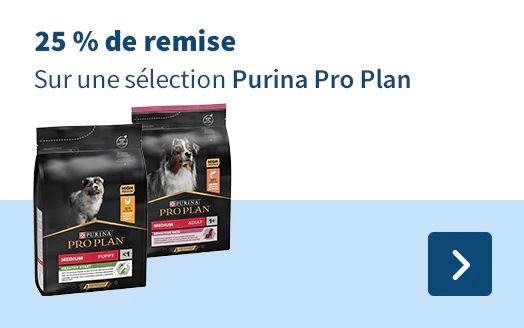 25 % de remise Sur une sélection Purina Pro Plan