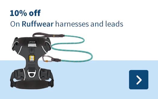 10% off On Ruffwear harnesses and leads