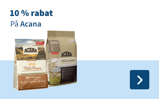 10 % rabat På Acana