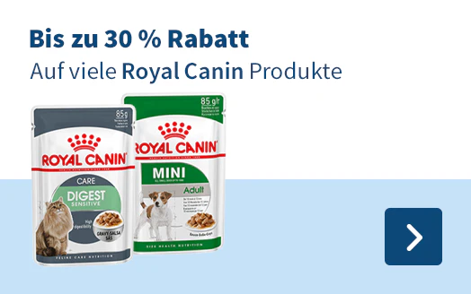 Bis zu 30 % Rabatt Auf viele Royal Canin Produkte