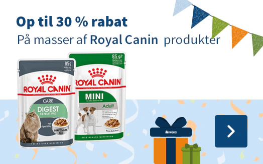 Op til 30 % rabat På masser af Royal Canin produkter