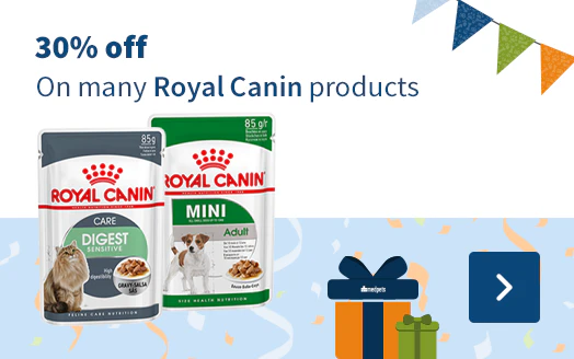 30% off On many Royal Canin products
