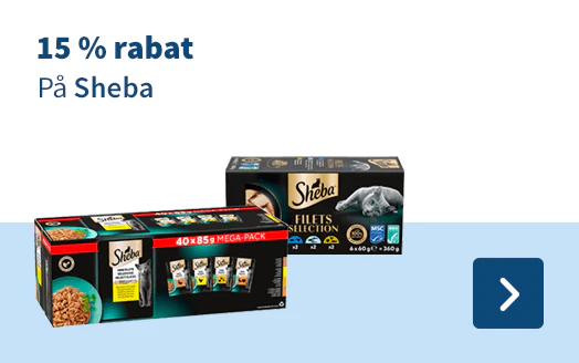 15 % rabat På Sheba