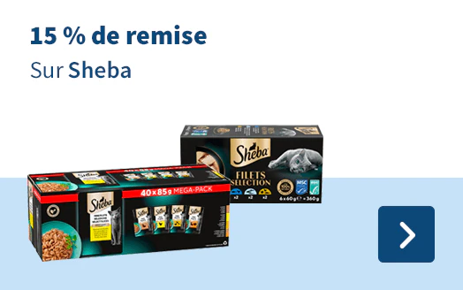 15 % de remise Sur Sheba