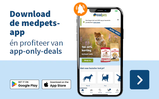 Download de Medpets-app én profiteer van app-only-deals
