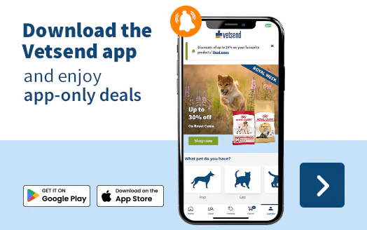 Download the Vetsend app and enjoy app-only deals