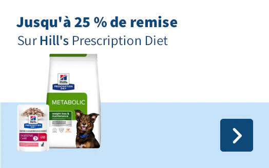 Jusqu'à 25 % de remise Sur Hill's Prescription Diet