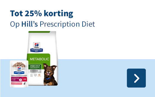 Tot 25% korting Op Hill's Prescription Diet