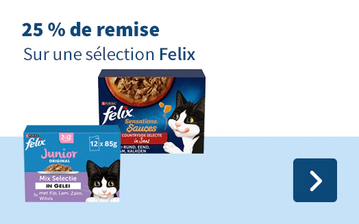 25 % de remise Sur une sélection Felix