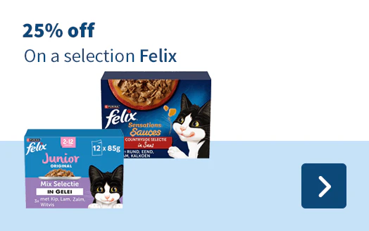 25% off On a selection Felix