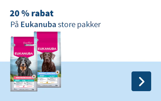 20 % rabat På Eukanuba store pakker