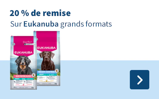 20 % de remise Sur Eukanuba grands formats