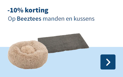 -10% korting Op Beeztees manden en kussens