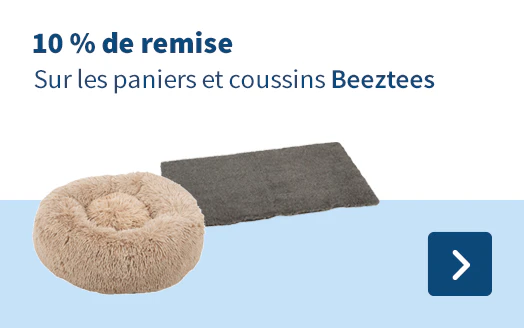 10 % de remise Sur les paniers et coussins Beeztees