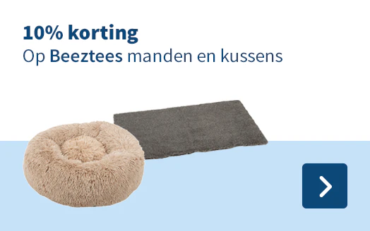 10% korting Op Beeztees manden en kussens
