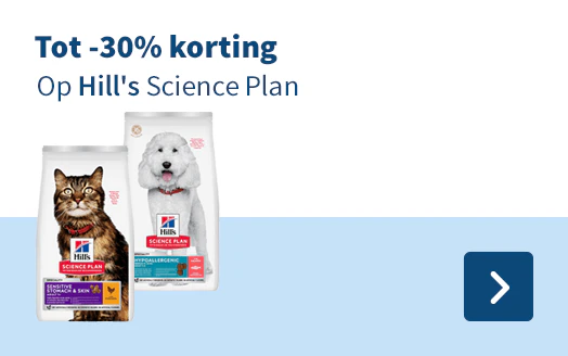 Tot -30% korting Op Hill's Science Plan