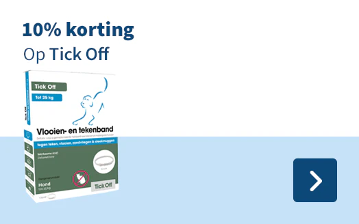 10% korting Op Tick Off