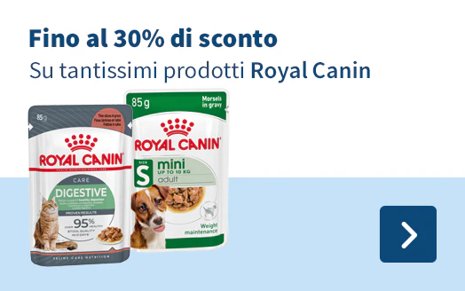 Fino al 30% di sconto su tantissimi prodotti Royal Canin