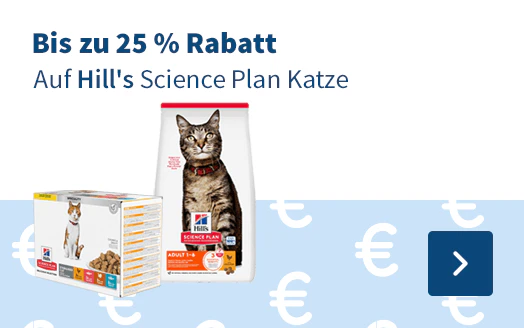Bis zu 25 % Rabatt Auf Hill's Science Plan Katze 