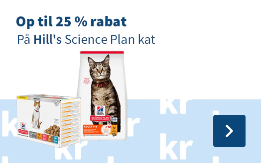 Op til 25 % rabat På Hill's Science Plan kat